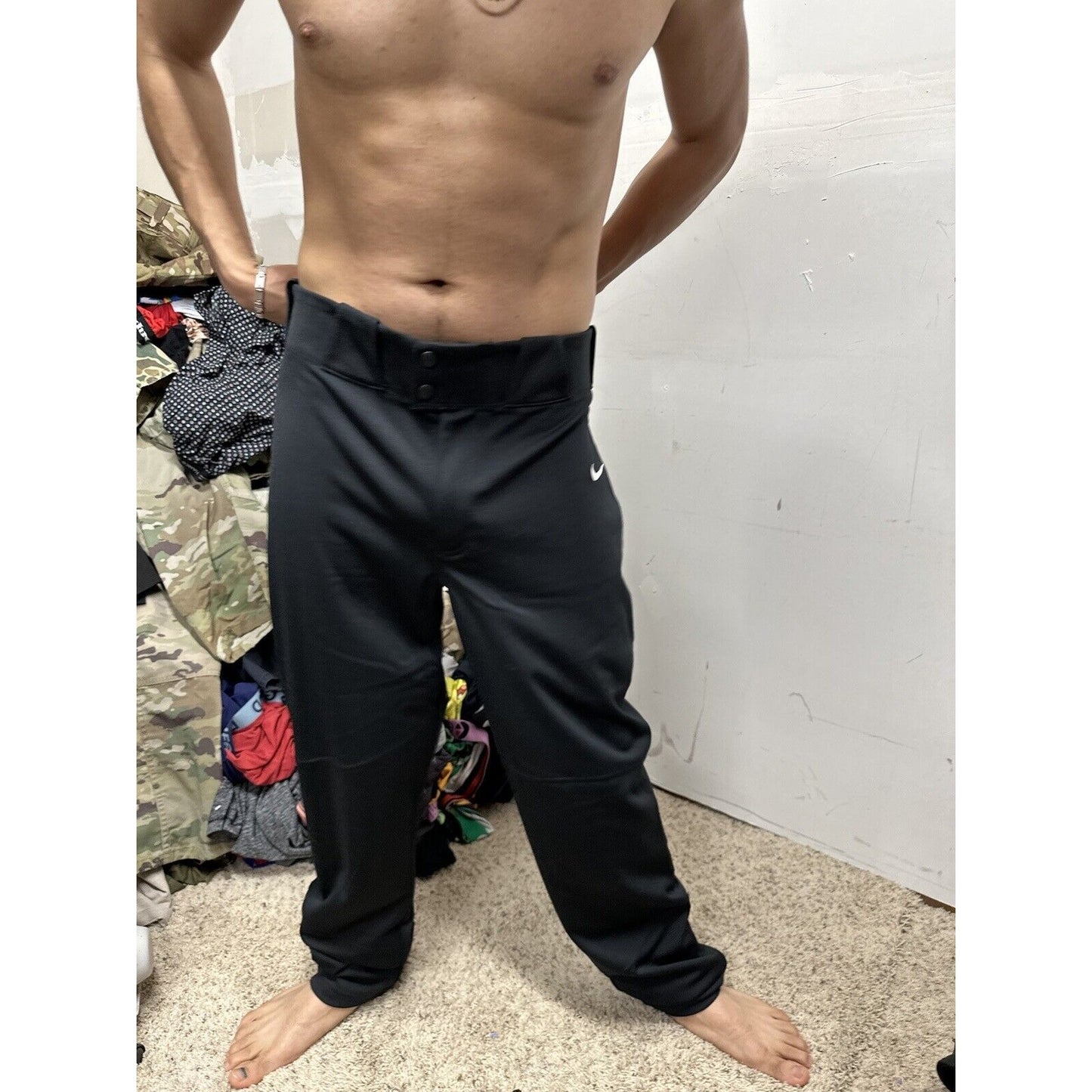 Men’s Black Team Nike Large Baseball Pants Engineered