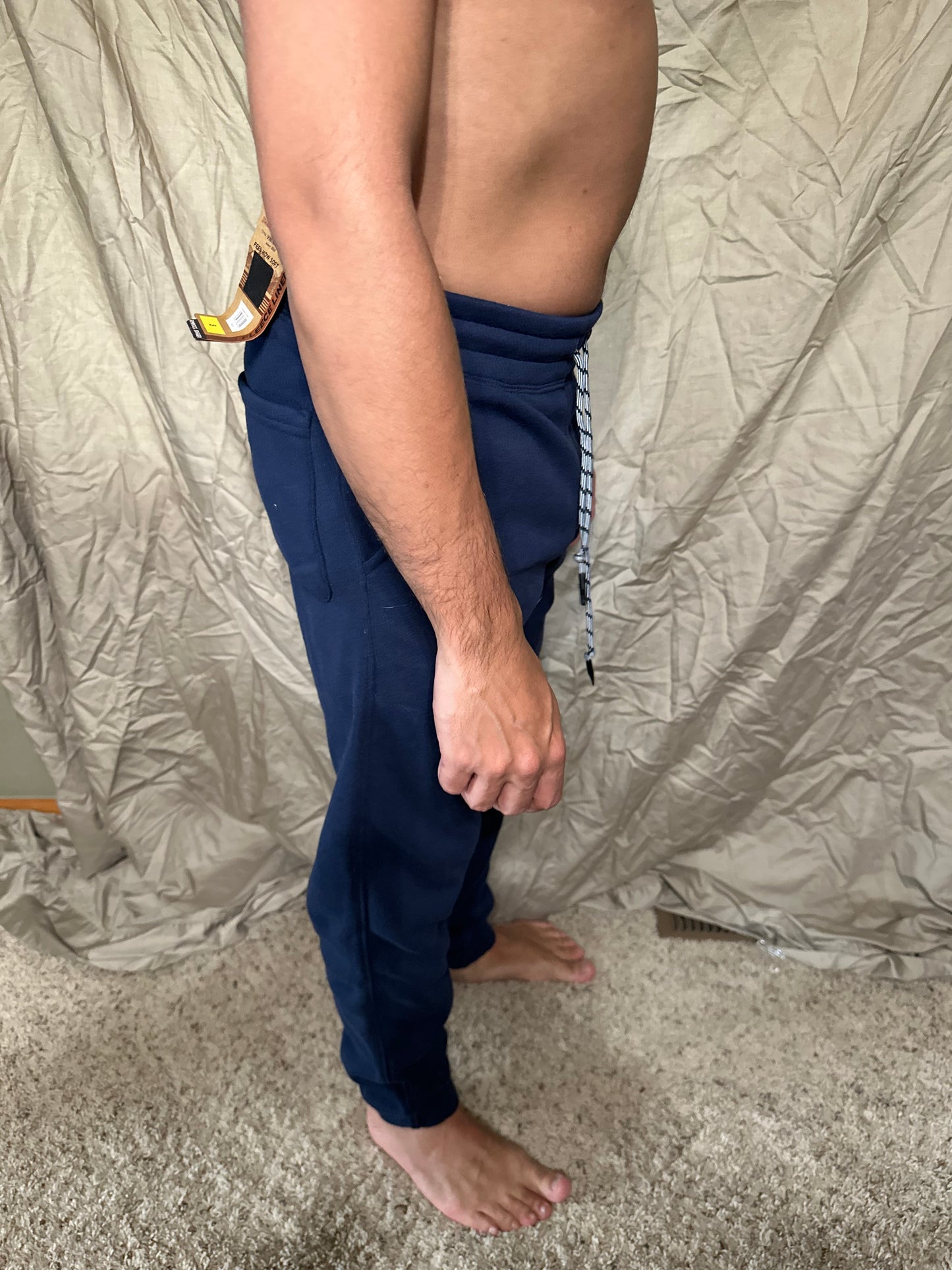 Men’s small navy blue weatherproof vintage rimrock jogger fleece lined sweat pants new with tags