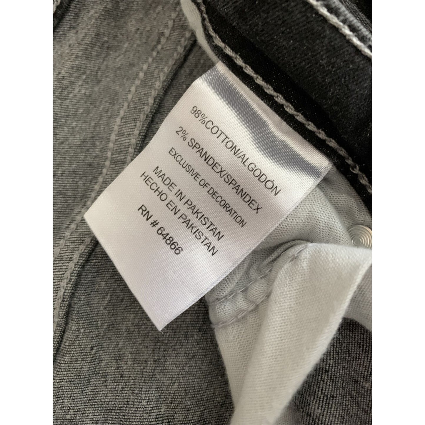 Men’s Modern Culture Premium Denim Black Jeans 34 X 30