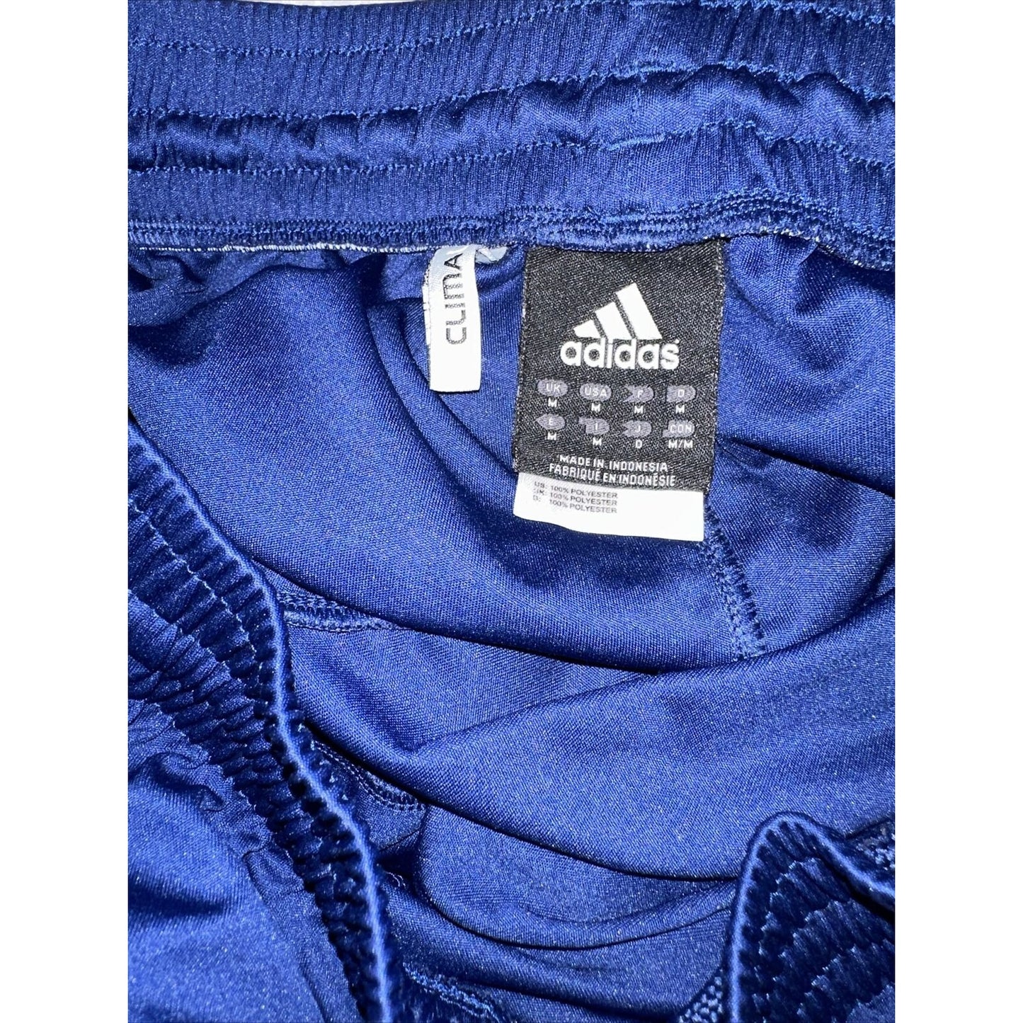 Men’s Medium Adidas Clima Lite Blue Athletic Shorts With Pockets