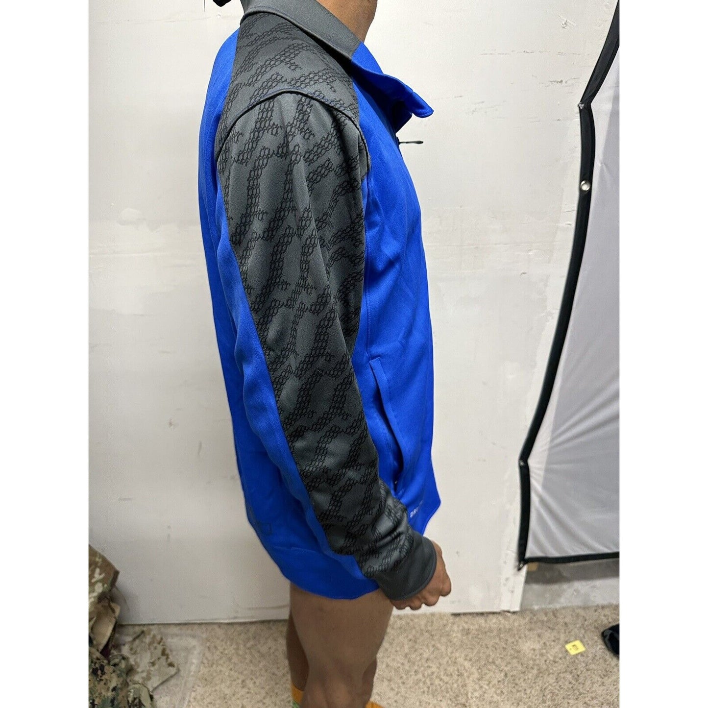 Men’s Blue USAFA Air Force Academy Falcons Zip Up Jacket nike dri fit medium