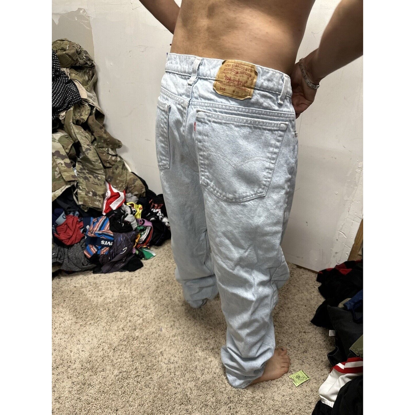 Men’s Light Blue Levi’s 550 38 X 32 Jeans