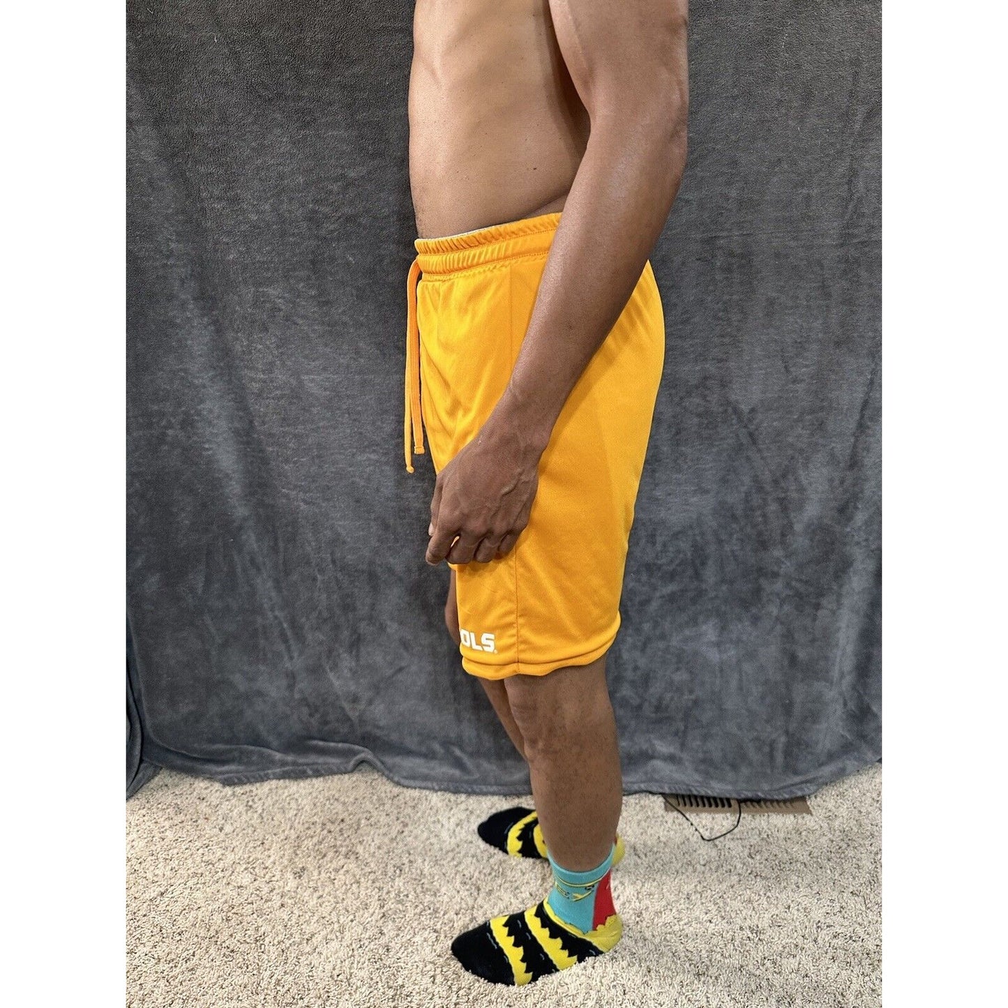 Men’s Tennessee Vols Volunteers Reversible Athletic Shorts Orange Gray ~medium