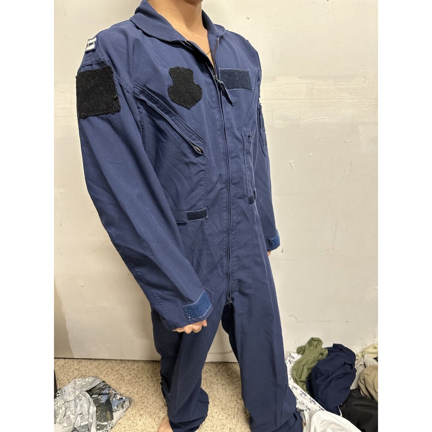 Vtg 90sSAC Missile Crew Coveralls Military USAF Jumpsuit Mechanic Flightsuit 42R