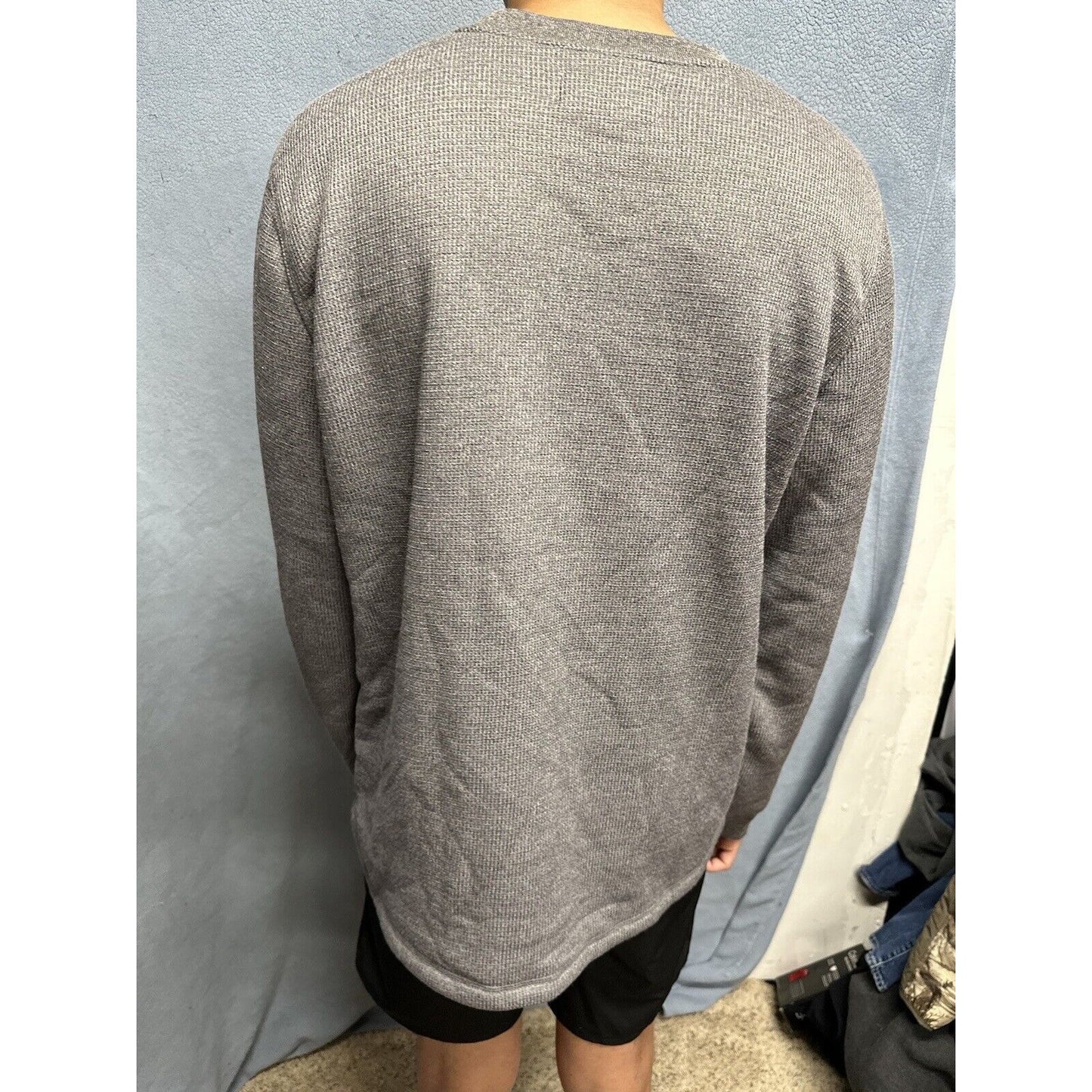 Men’s Pullover Gray B.C. Clothing Heritage Sweater Large