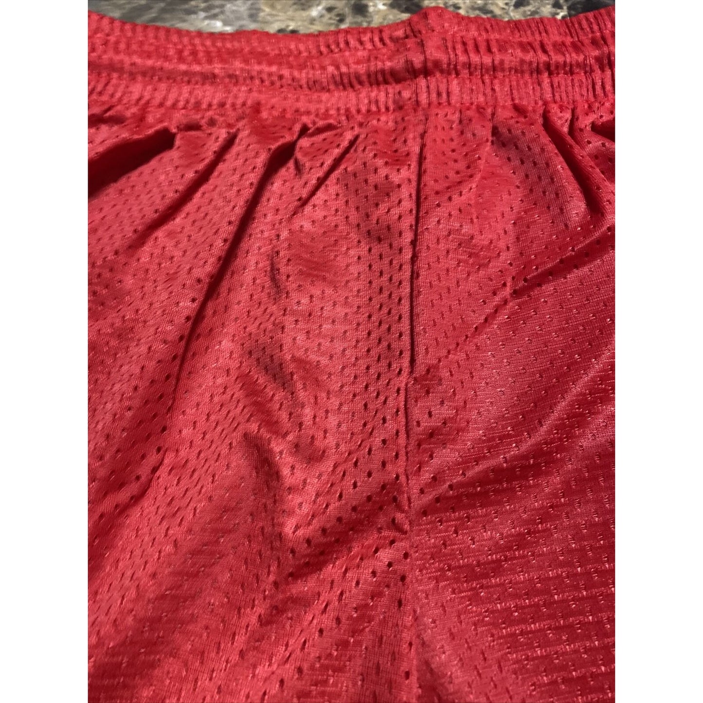 Soffe Intensity Athletic IA Men’s L Scarlet Red Basketball Training Mesh Shorts