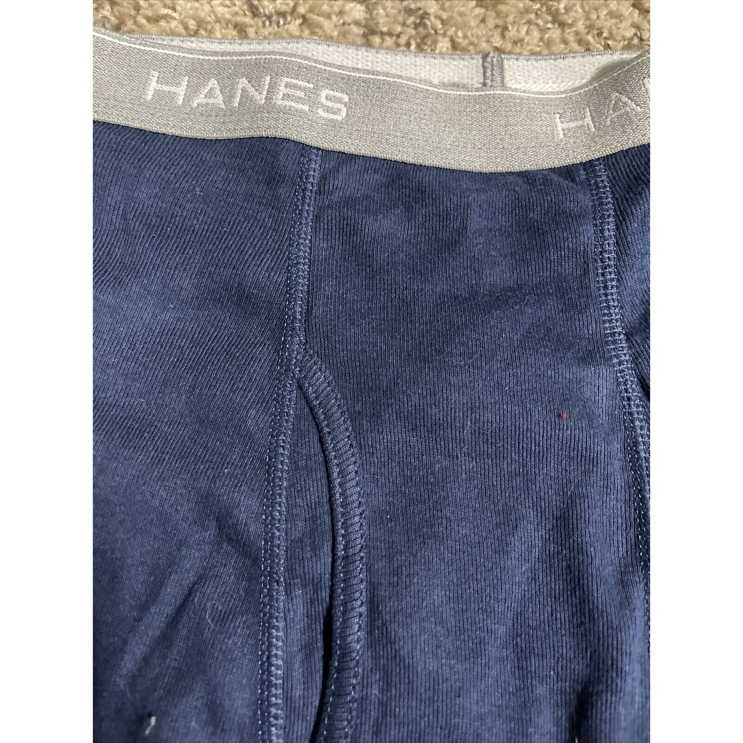 Men’s Dark Blue Hanes Comfort Flex Small Boxer Briefs New
