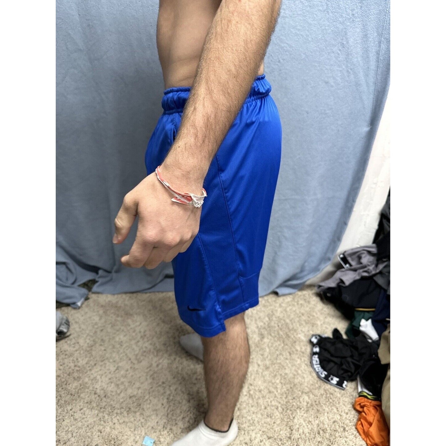 Men’s Blue Nike Medium Dri fit Shorts With Pockets