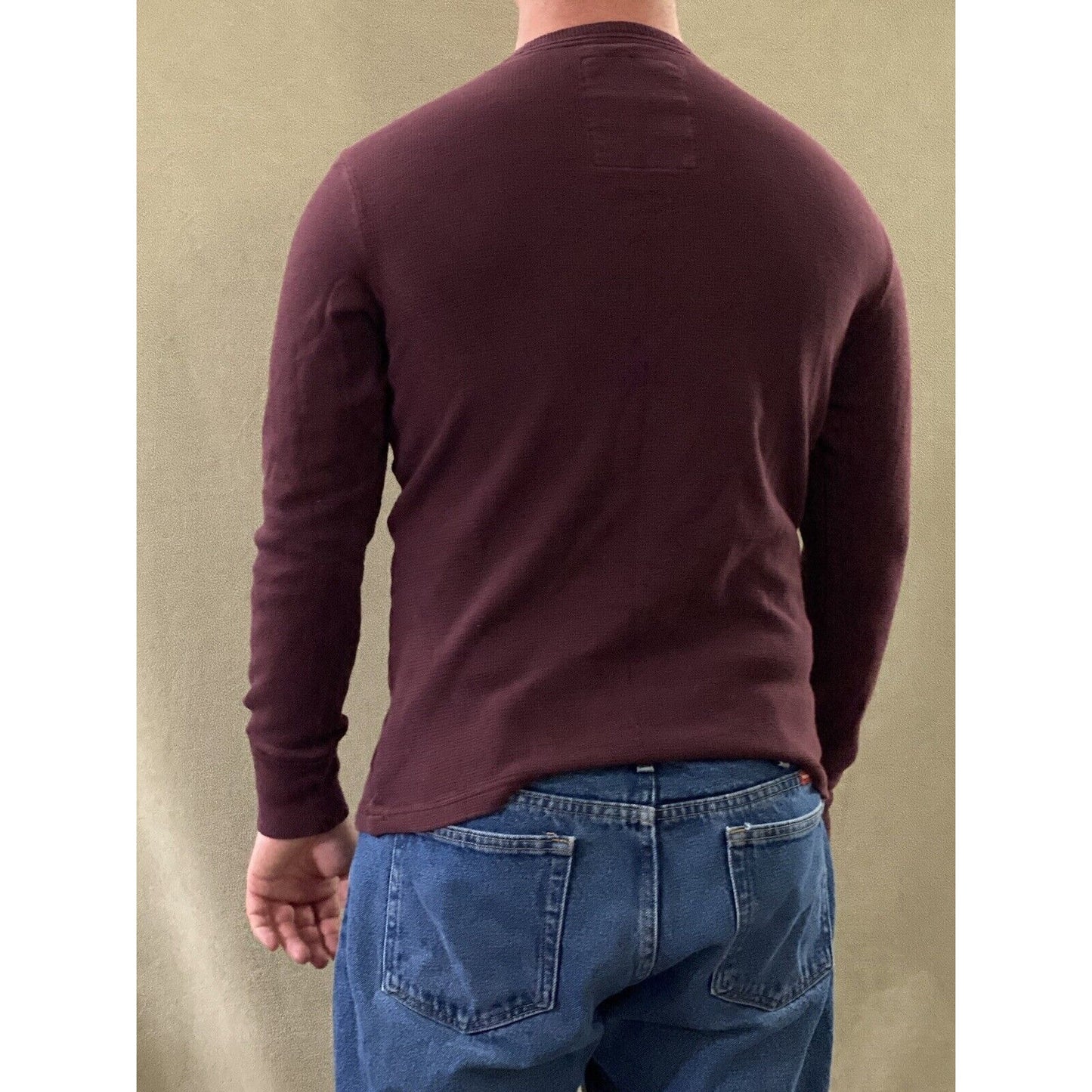 American Eagle Outfitters Men’s Medium Plum Vintage Fit Cotton Pullover Sweater