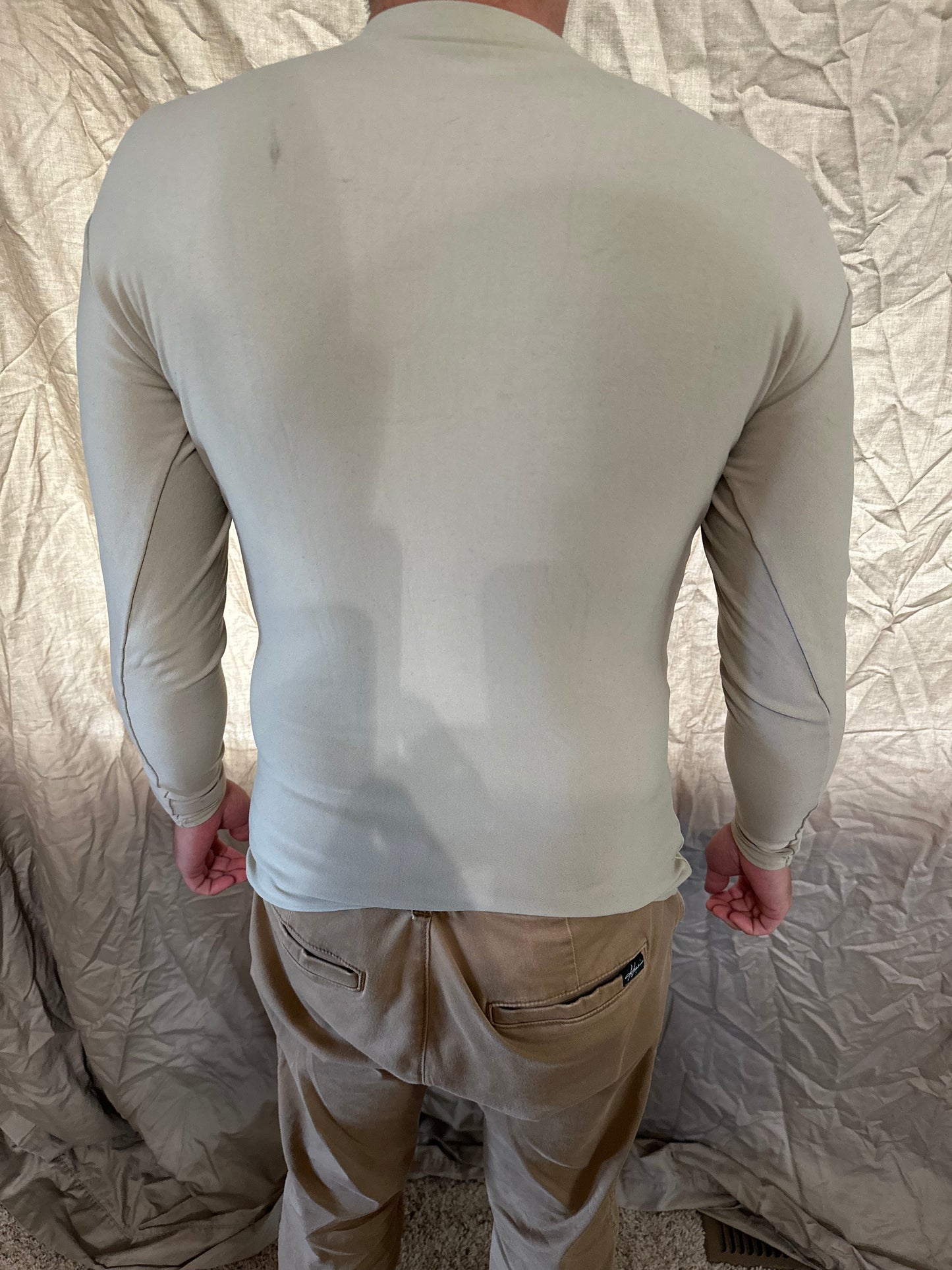 Men’s under armour tactical medium desert sand military long sleeve shirt