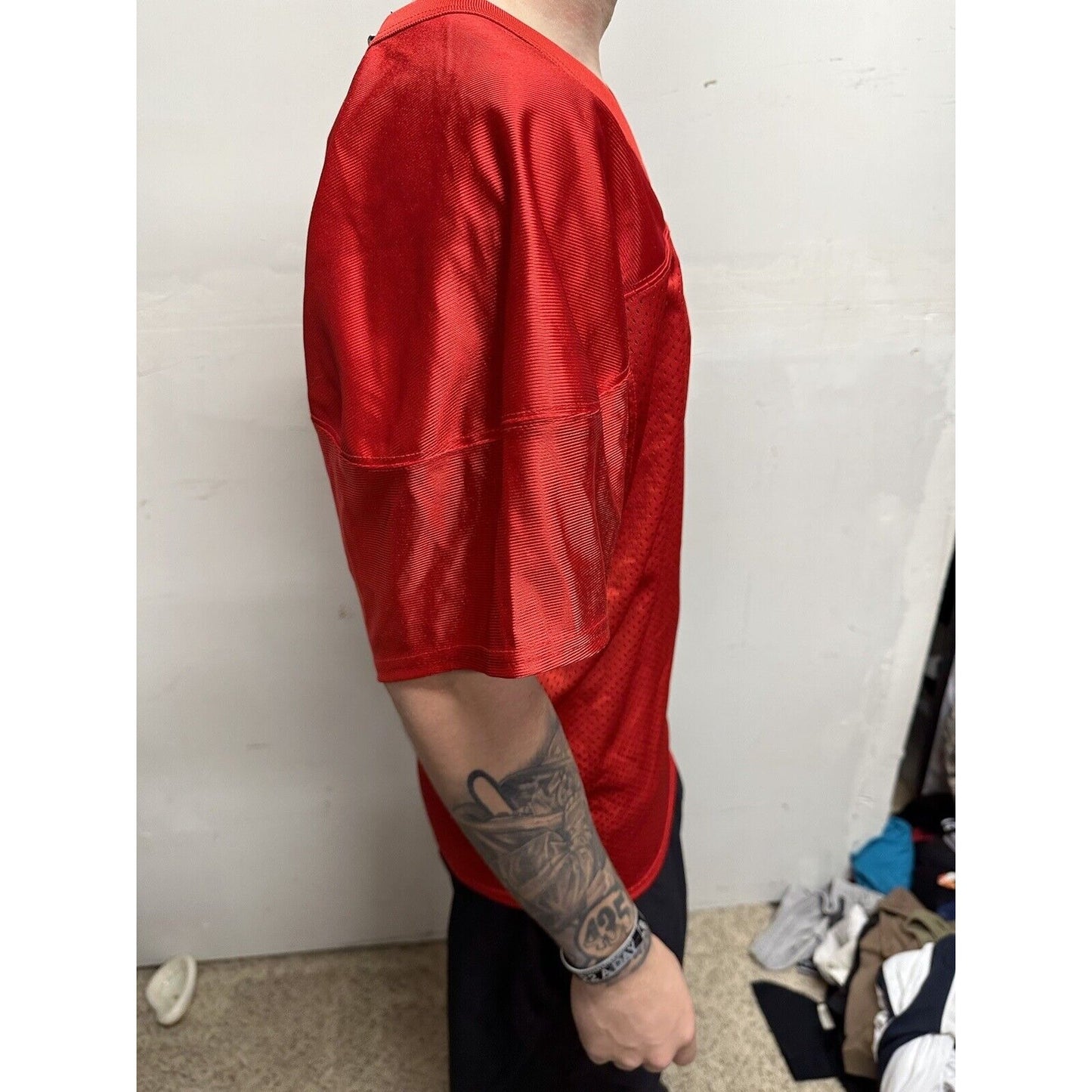Men’s Red Nike Small Football Jersey