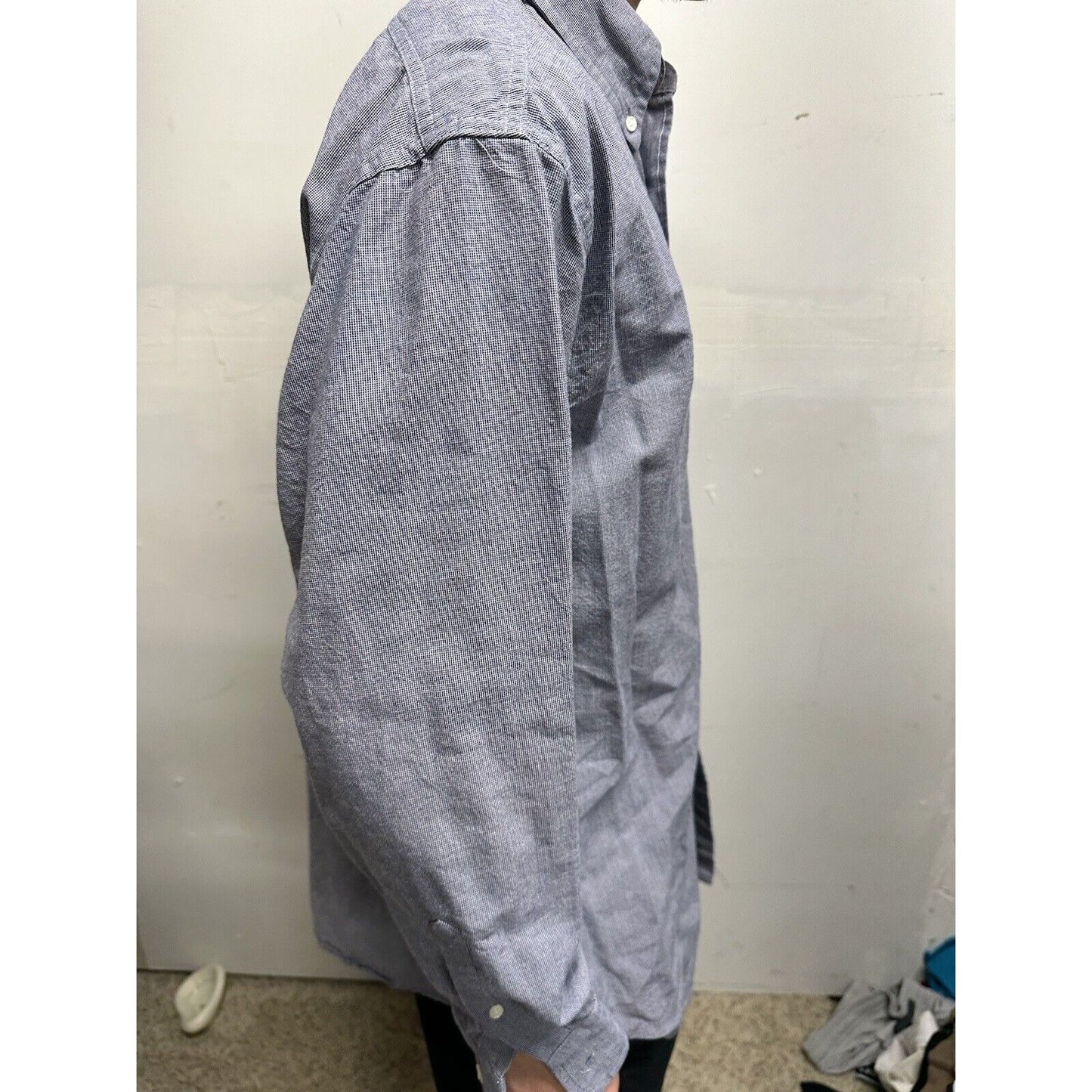 Men’s Blue Vantage Medium Long Sleeve Button Up Air Force Academy USAFA Shirt