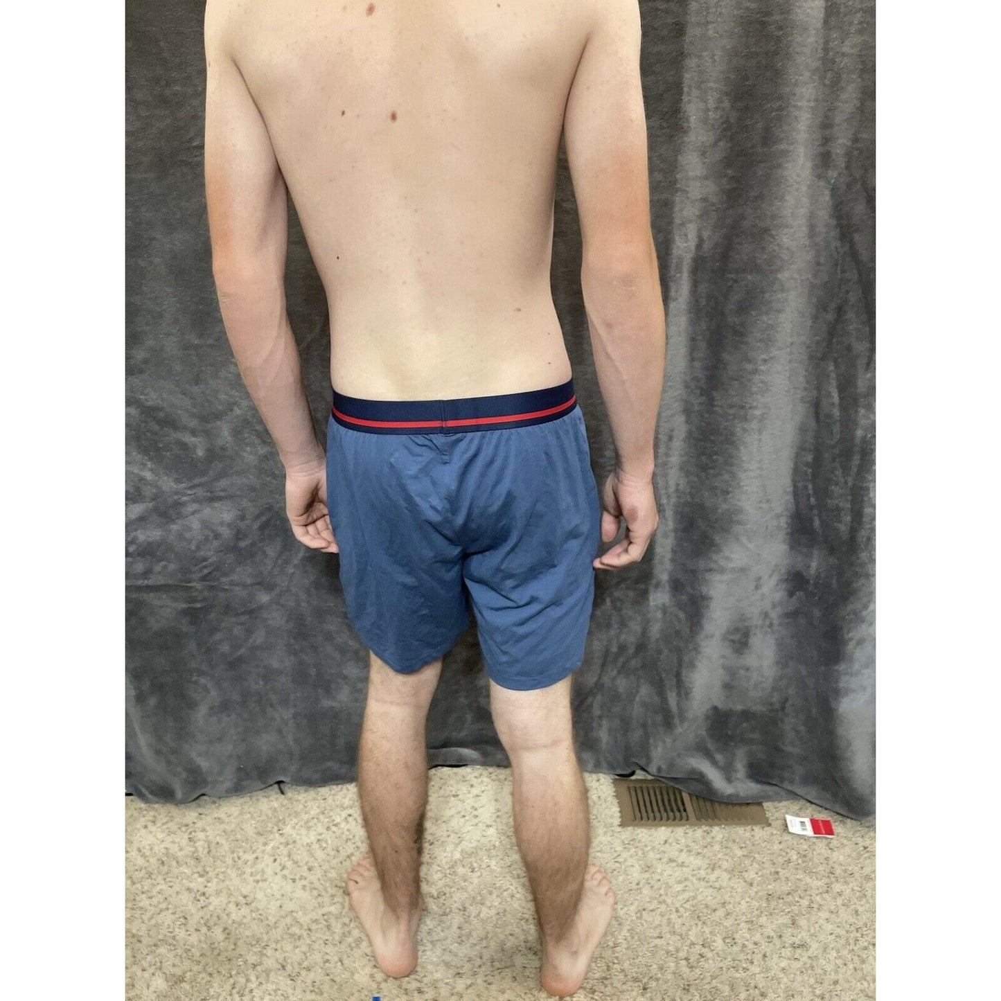 men's buffalo david bitton blue cotton spandex boxer shorts