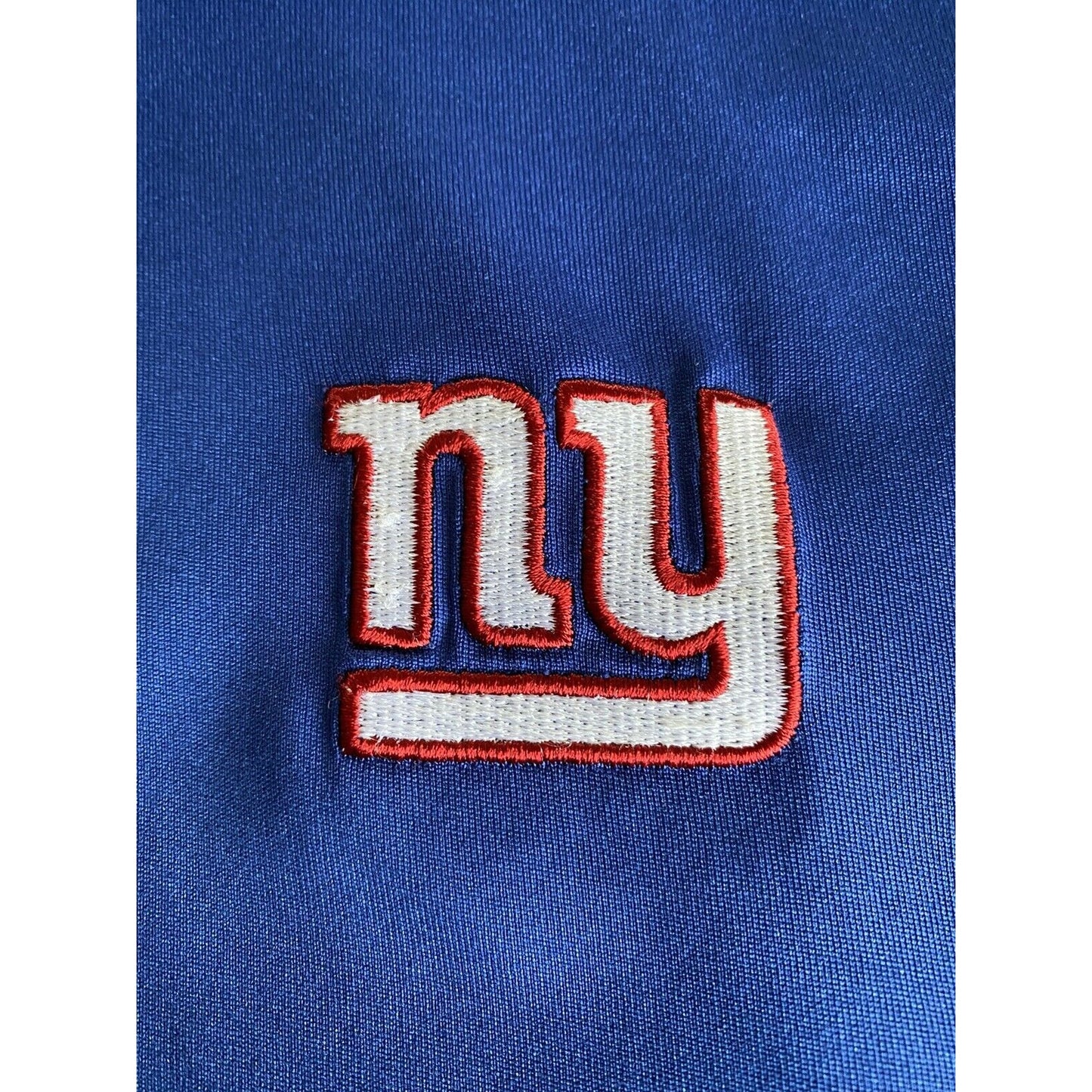 NEW YORK NY GIANTS NFL Reebok Men’s Large Polyester Polo Shirt