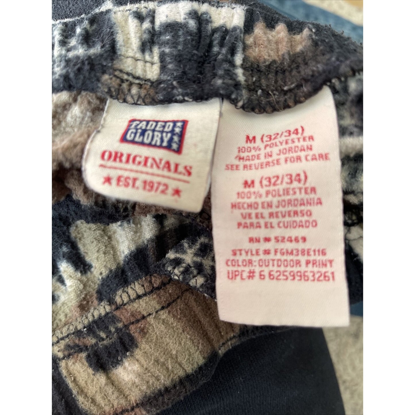 Men’s Medium Pajama Pants Sleepwear Moose Pine Duck Bear