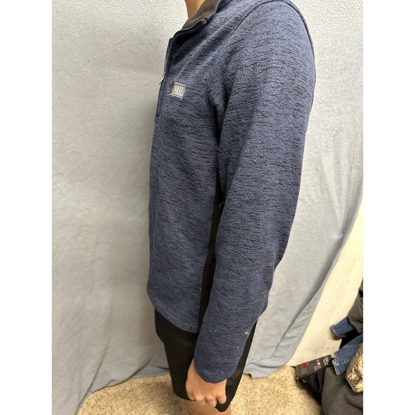 Men’s Blue 1/4 Zip Pullover Colorado Vail Gear For Sports Sweater