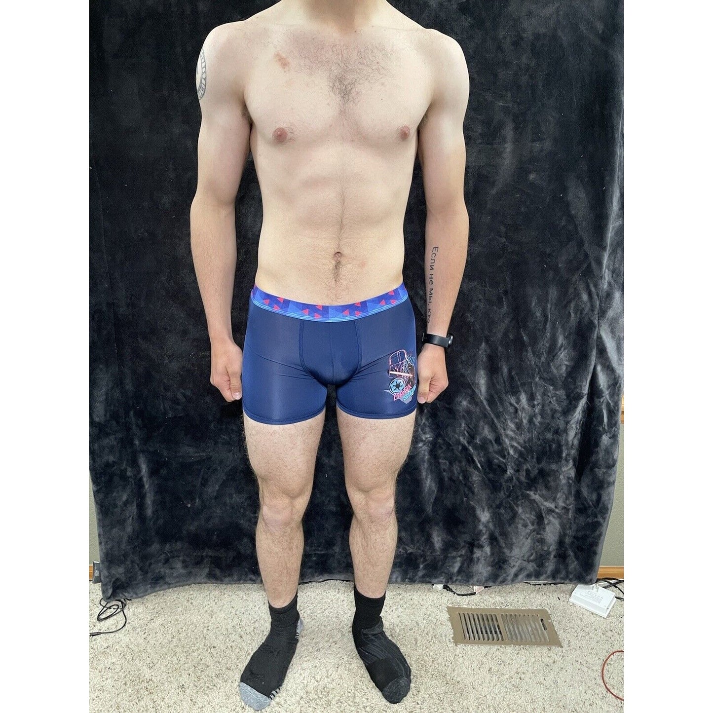 Boy’s Size 10 Dark Side Star Wars Compression Shorts Dark Blue