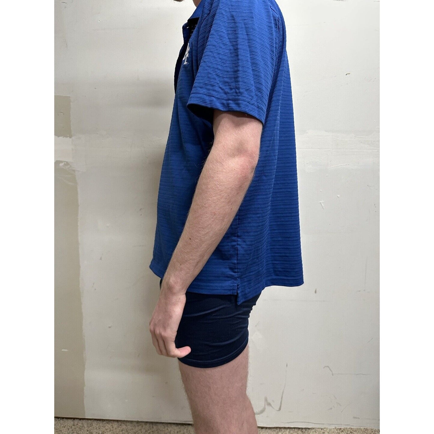 men’s blue af usafa air force polo shirt vansport medium