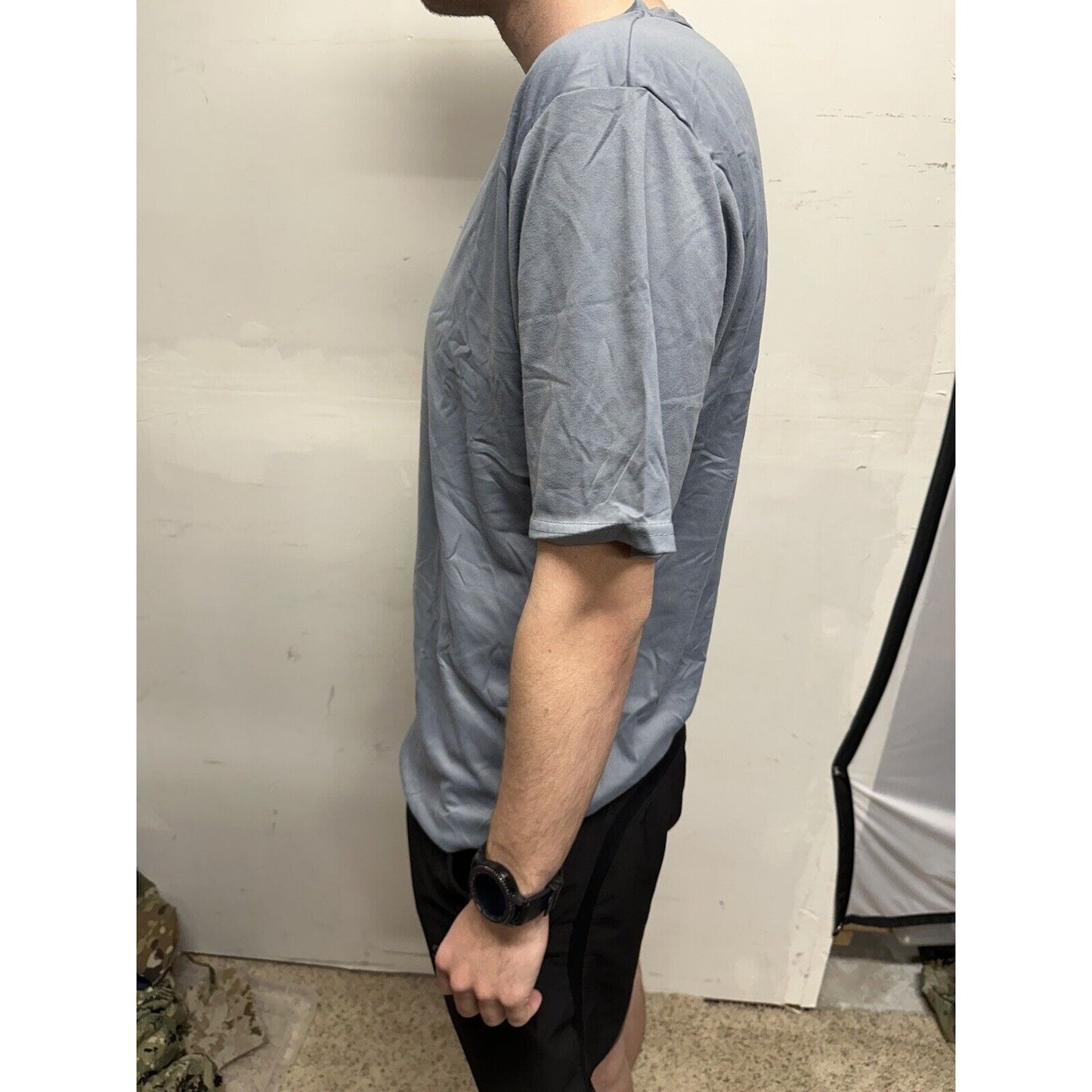 Men’s TKO Large Gray Short Sleeve Tshirt polyester