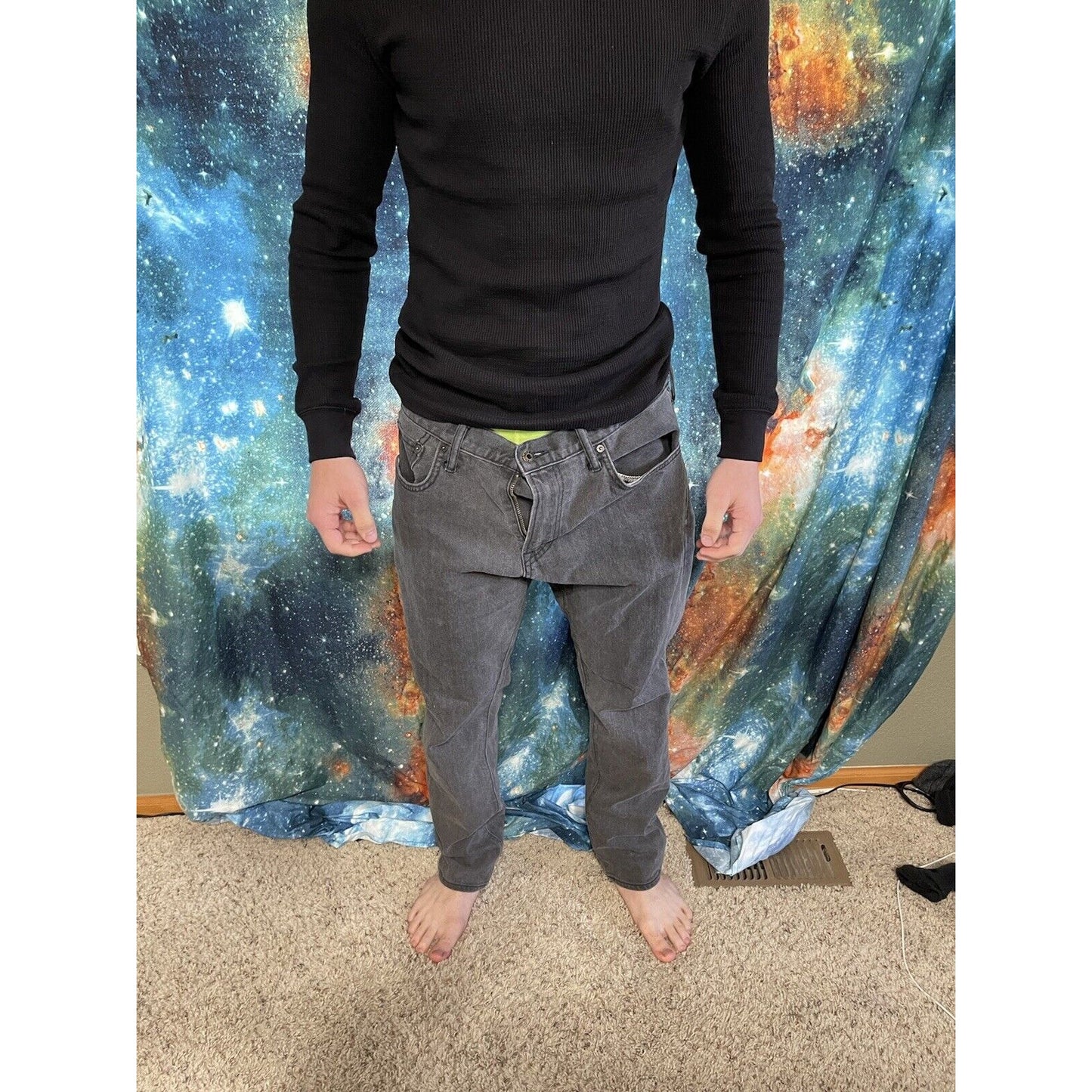 Men’s Black Old Navy Skinny jeans 36” x 30”