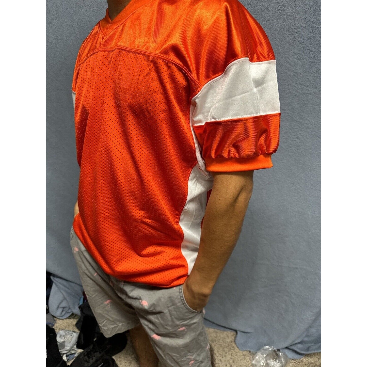 Men’s Orange Champro Sports Medium Football Jersey