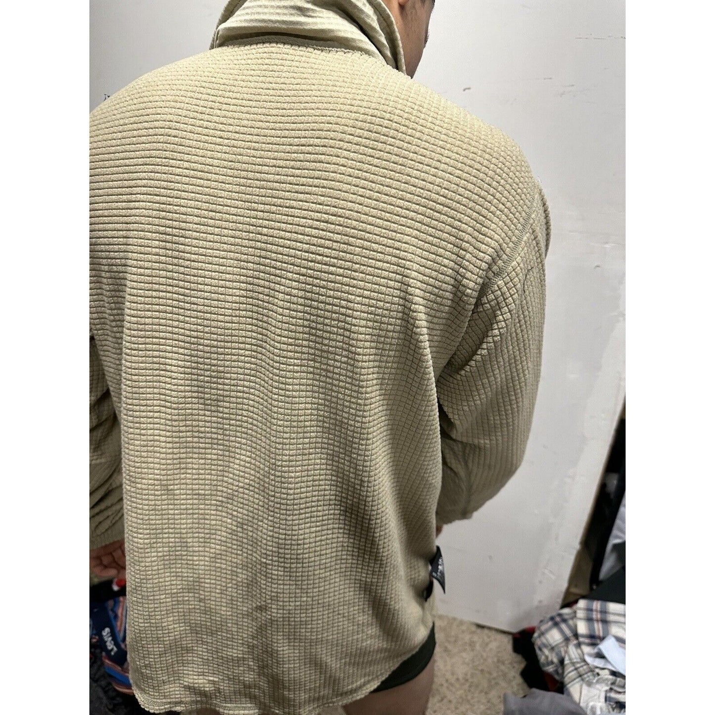 Men’s Tan Half Zip Polartec Official Gen III Army Issue Long Sleeve Pullover