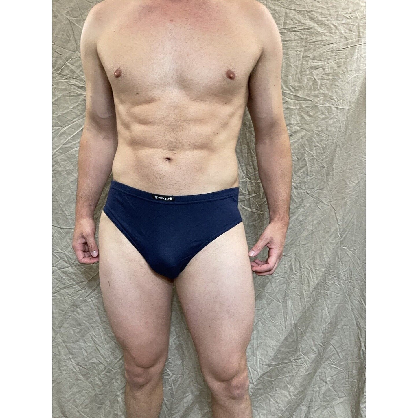 men's papi midnight Blue Large brief cotton