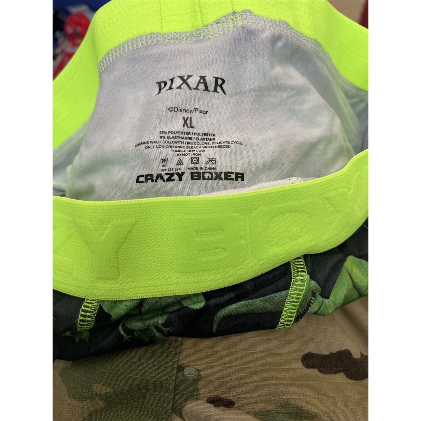 men's crazy boxer toy story xl compression shorts New And Unworn