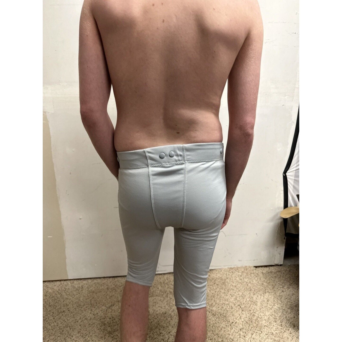 teen boys XXL russell athletic gray football pants