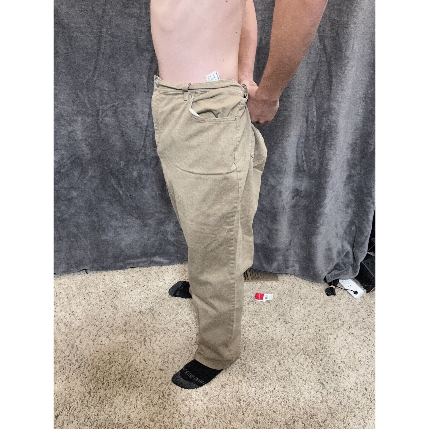 women's gloria vanderbilt khaki jeans 22w Cotton Spandex