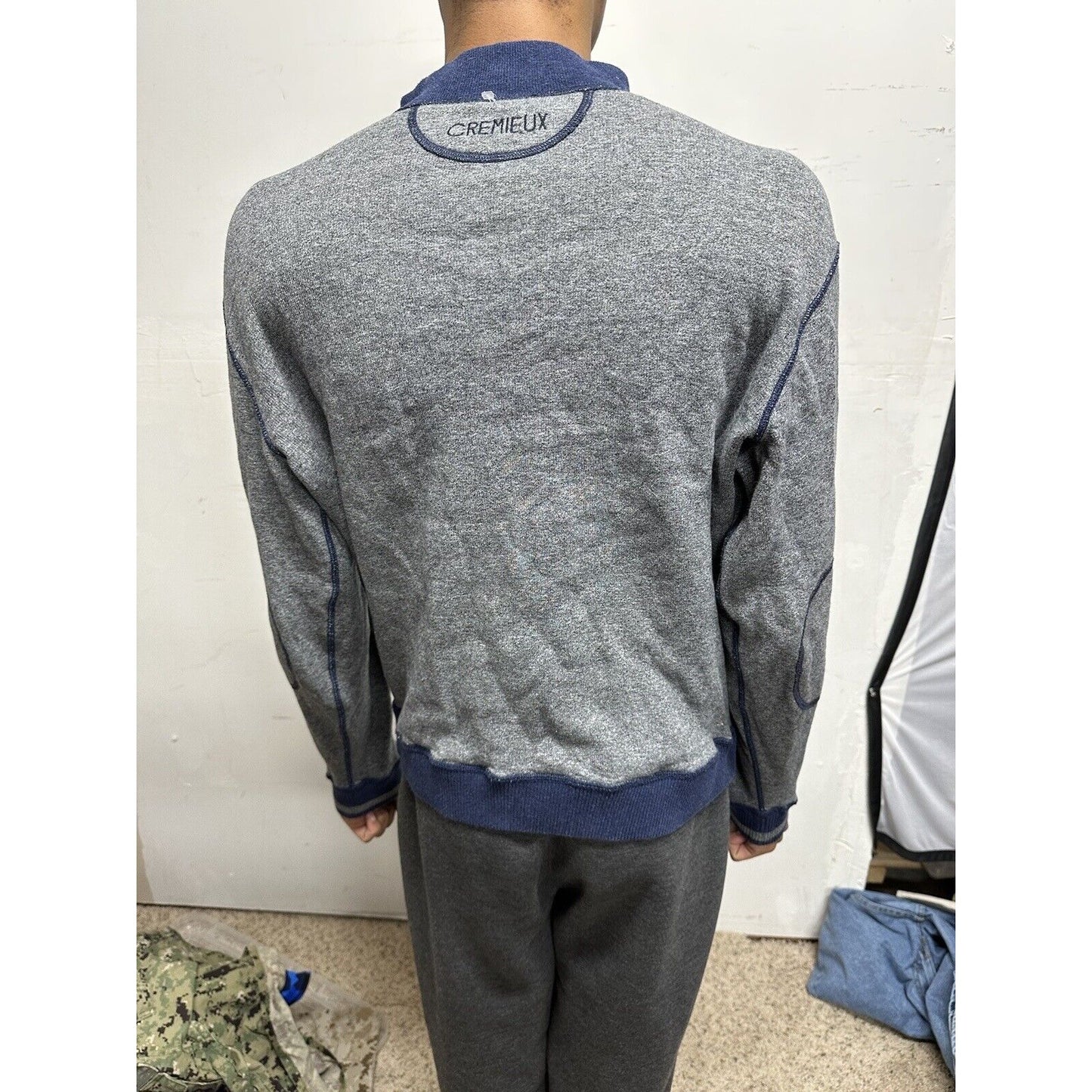 Cali heritage pacific merchants size small gray hoodie