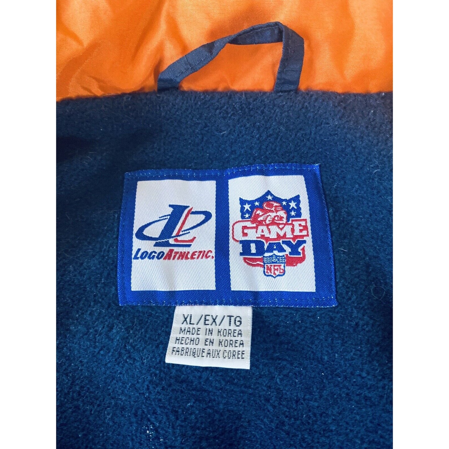 VTG Logo Athletic NFL Denver Broncos Windbreaker Jacket Men’s Size XL