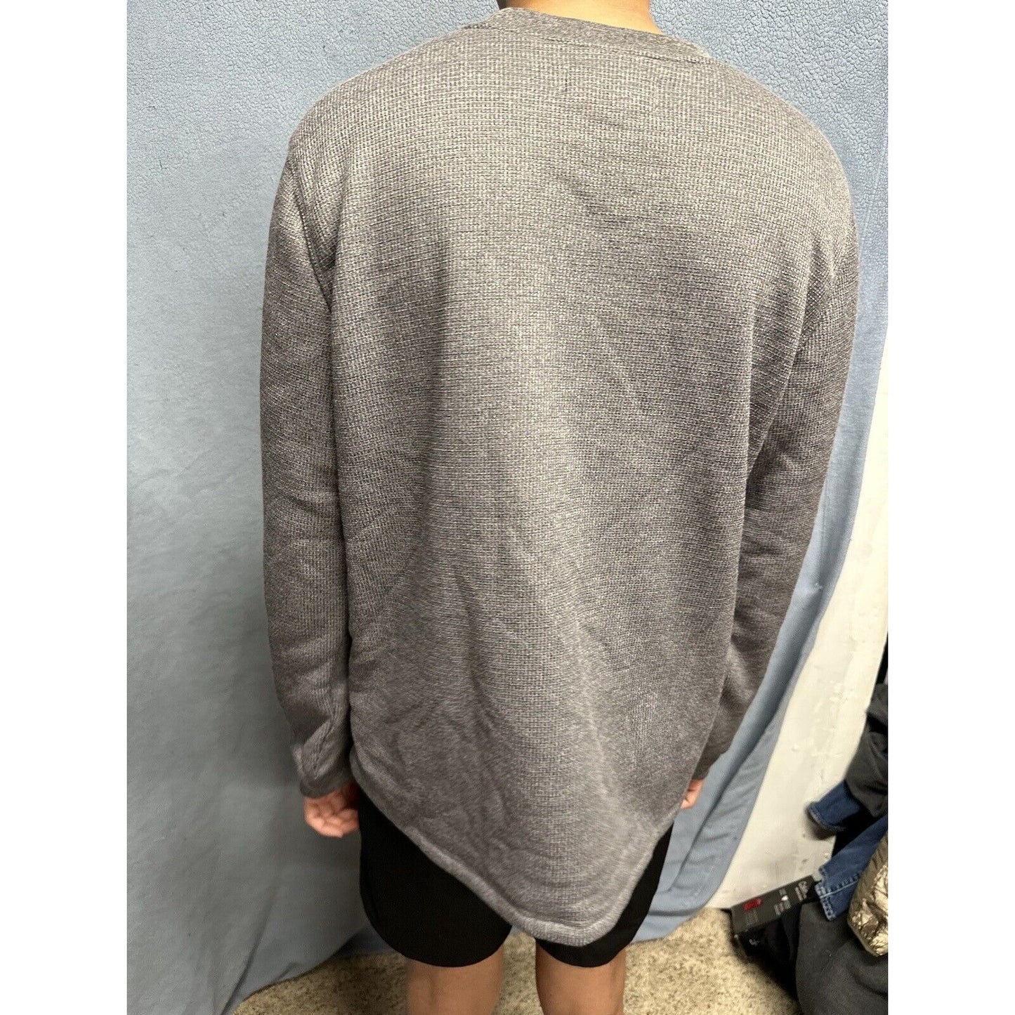 Men’s Pullover Gray B.C. Clothing Heritage Sweater Large