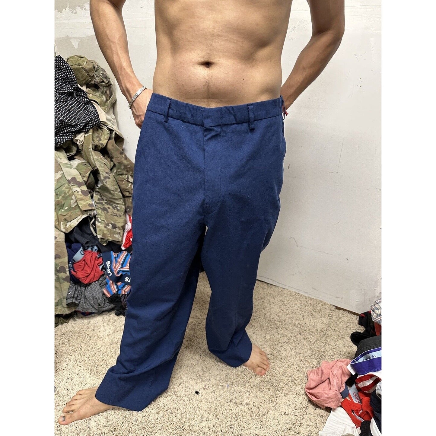 Men’s USAFA Air Force Academy Cadet Trousers Uniform Pants 37R