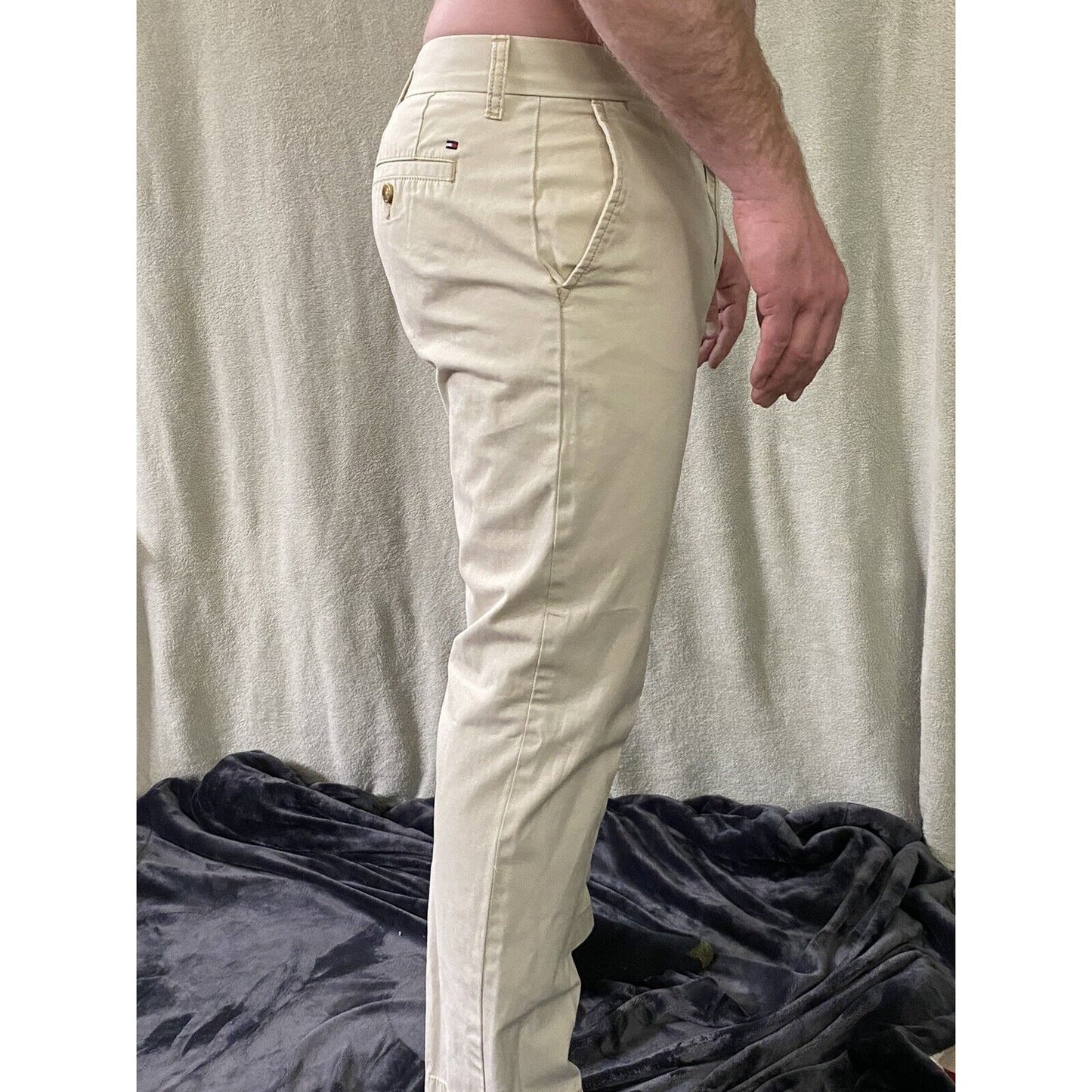 Tommy Hilfiger Cream / Light Tan Men’s 32X30 Tailored Fit Pants
