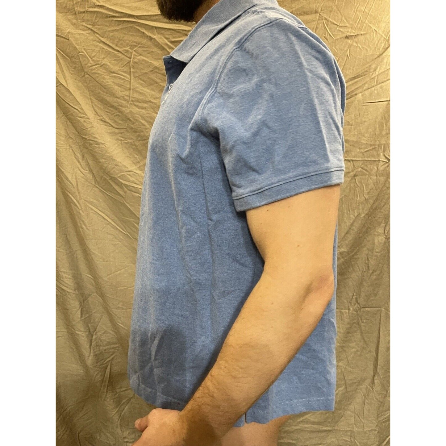 Men's light blue disney parks mickey mouse relaxed fit XXL polo shirt