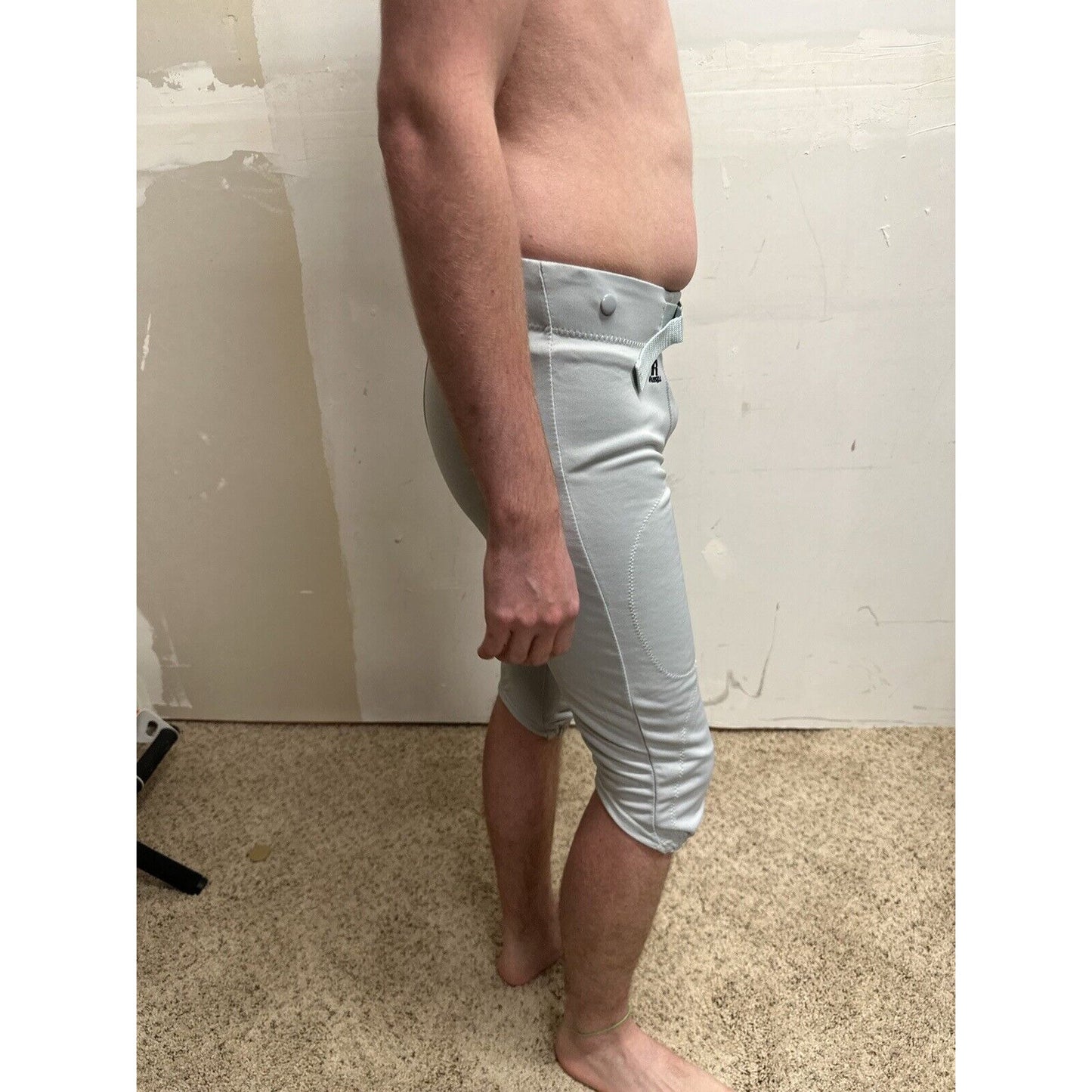 teen boys XXL russell athletic gray football pants