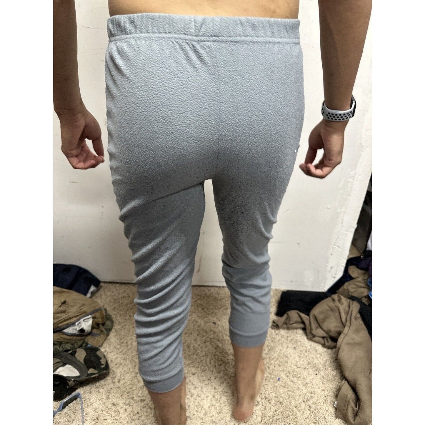 Boy’s 10-12 Fortnite Gray Sweat Pants Pajama Bottoms No Pockets