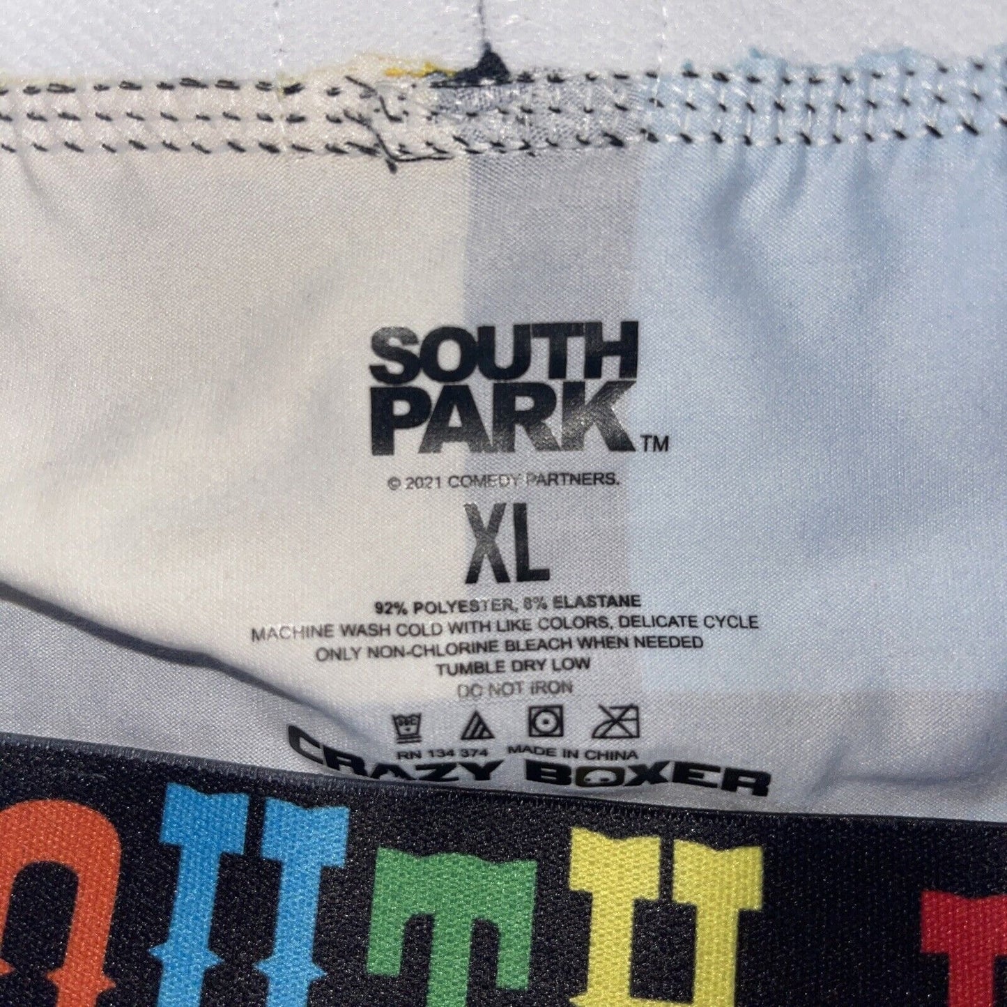 New Men's South Park Boxer Shorts Underwear XL Colourful Multi