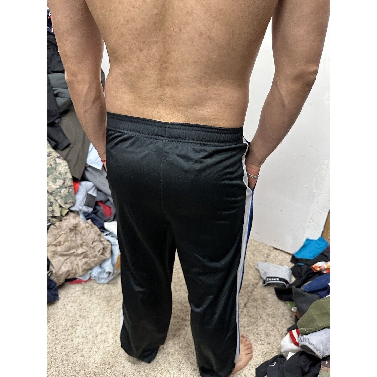 Men’s Champion Black Small Workout Pants Track Running Pants