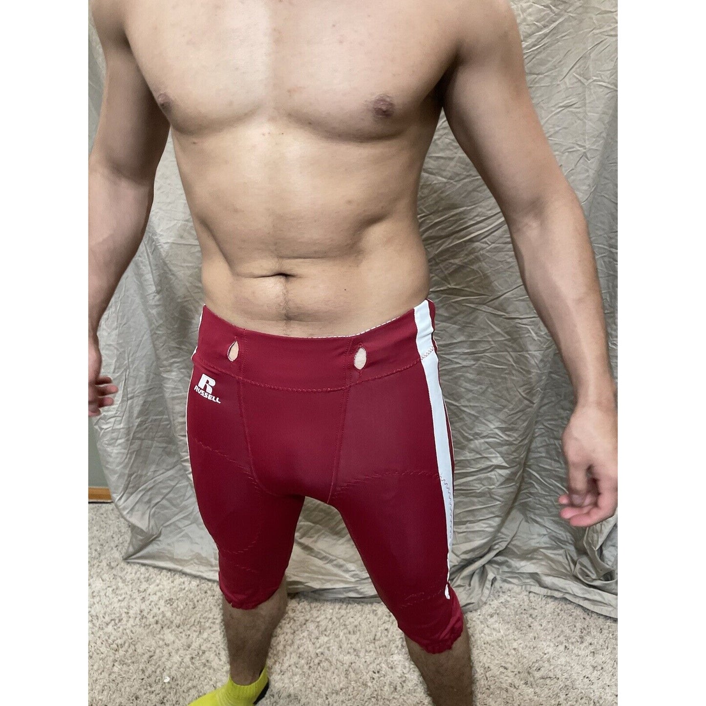 Men's XS Russell Athletic Red Football Pants Extra Small