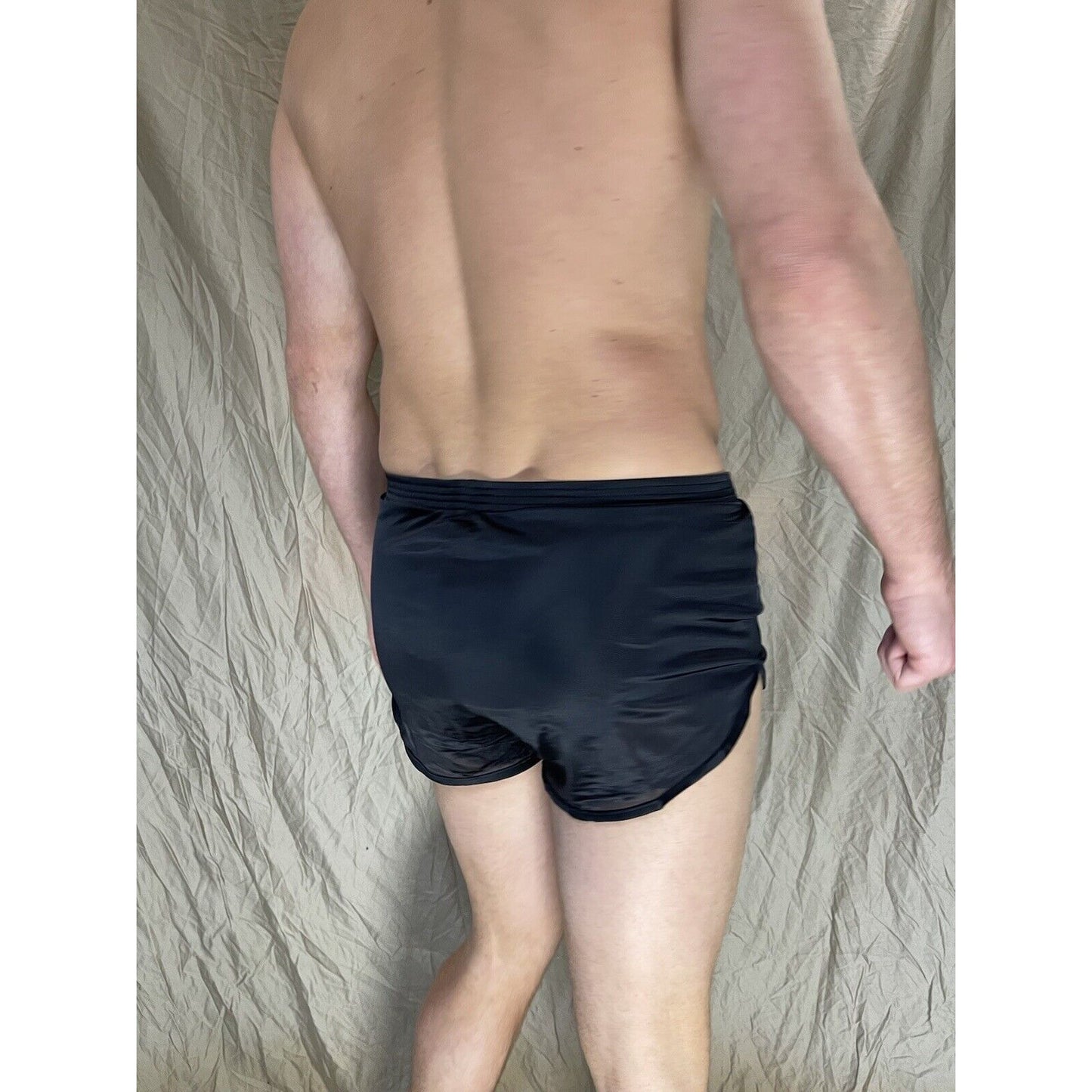 Soffe Ranger Panty Silkies PT Shorts Military Workout Bottom Black Large