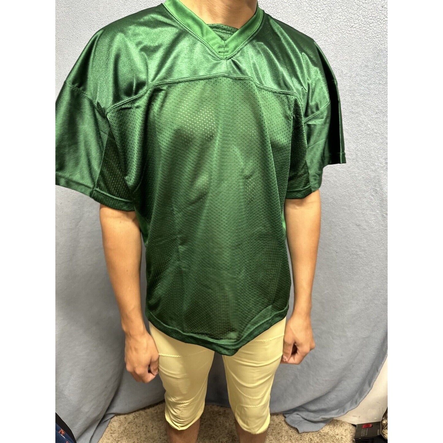 Men’s Green Champro Adult Large Football Jersey
