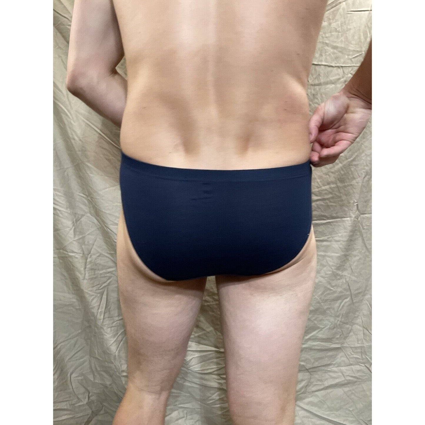 men's reebok small dark blue briefs athletic cut