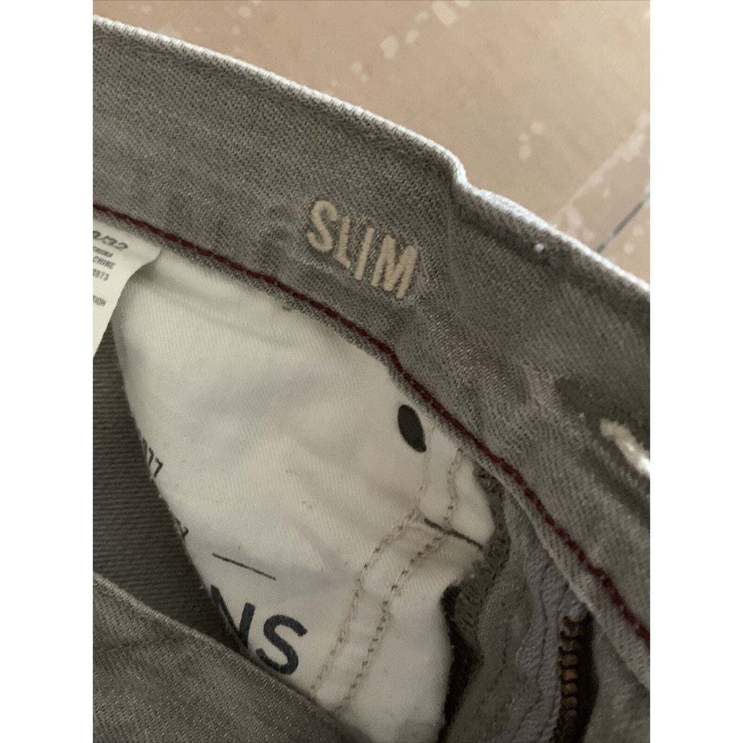 Mens American Eagle Outfitters Slim Straight 28x30 Tan Jeans Denim
