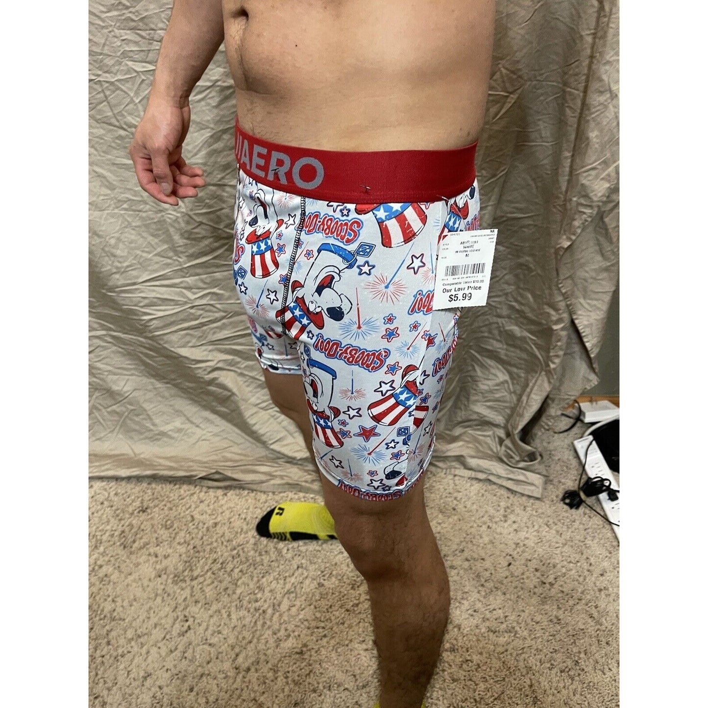 men's AERO Aeropostale Scooby Doo limited edition performance boxer briefs M