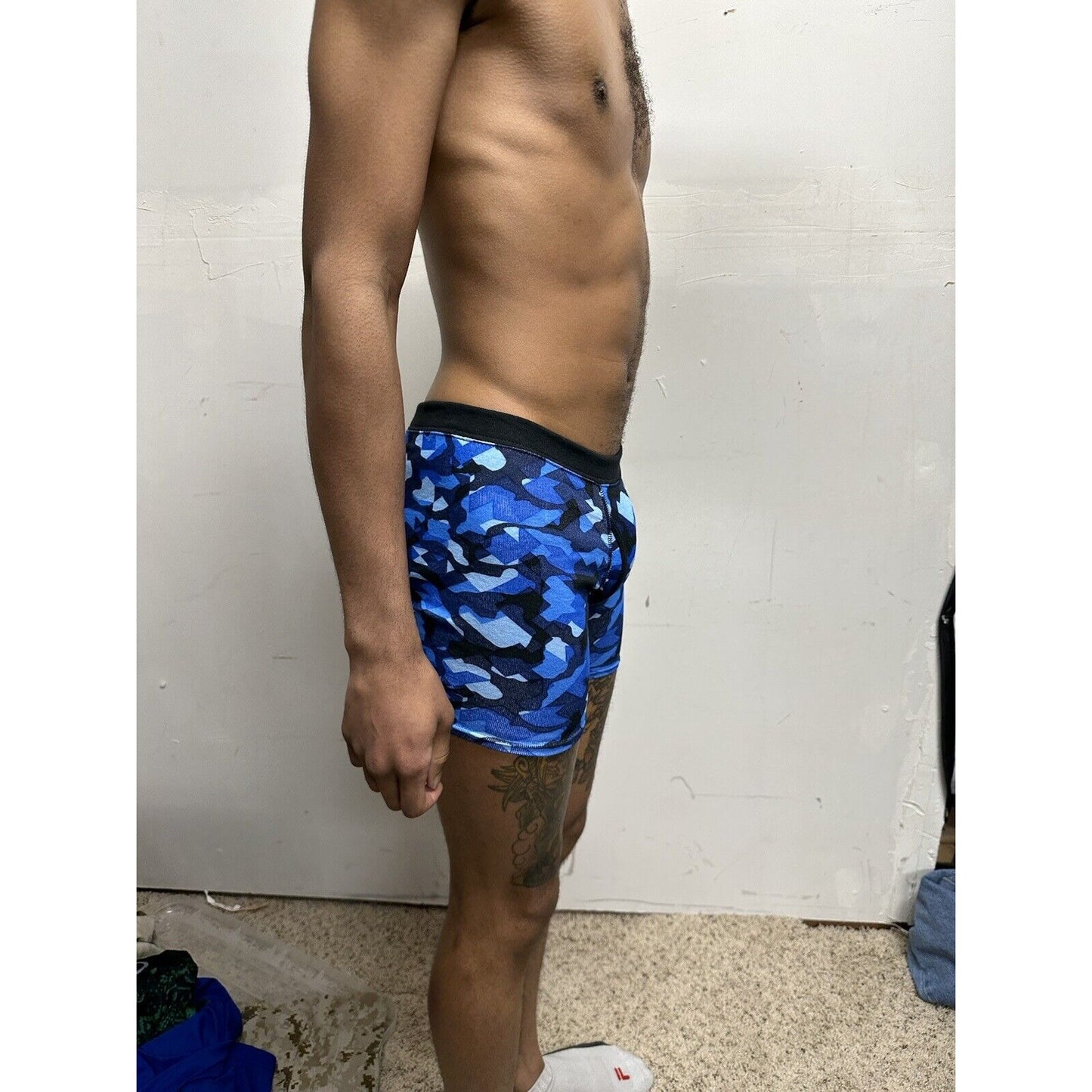 Boys XL blue Camo Hanes boxer briefs