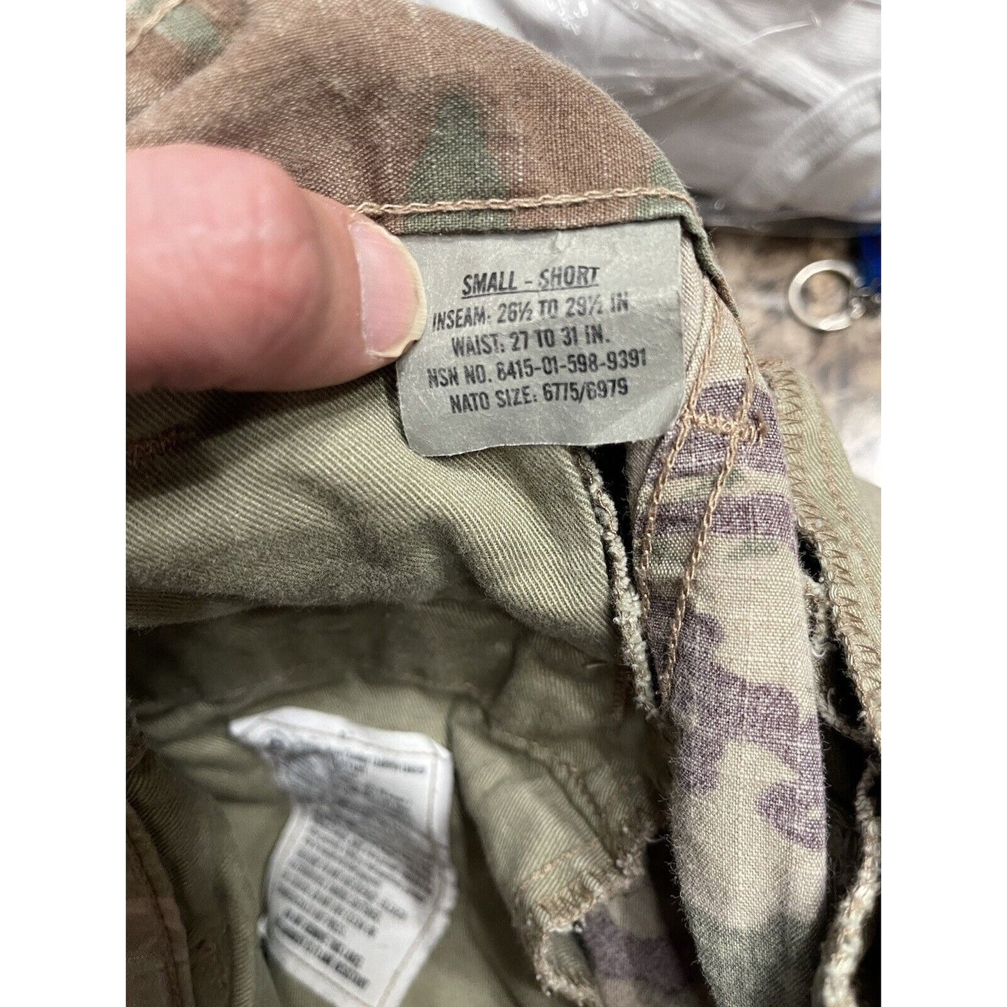 Men’s OCP Army Combat Uniform small short pants