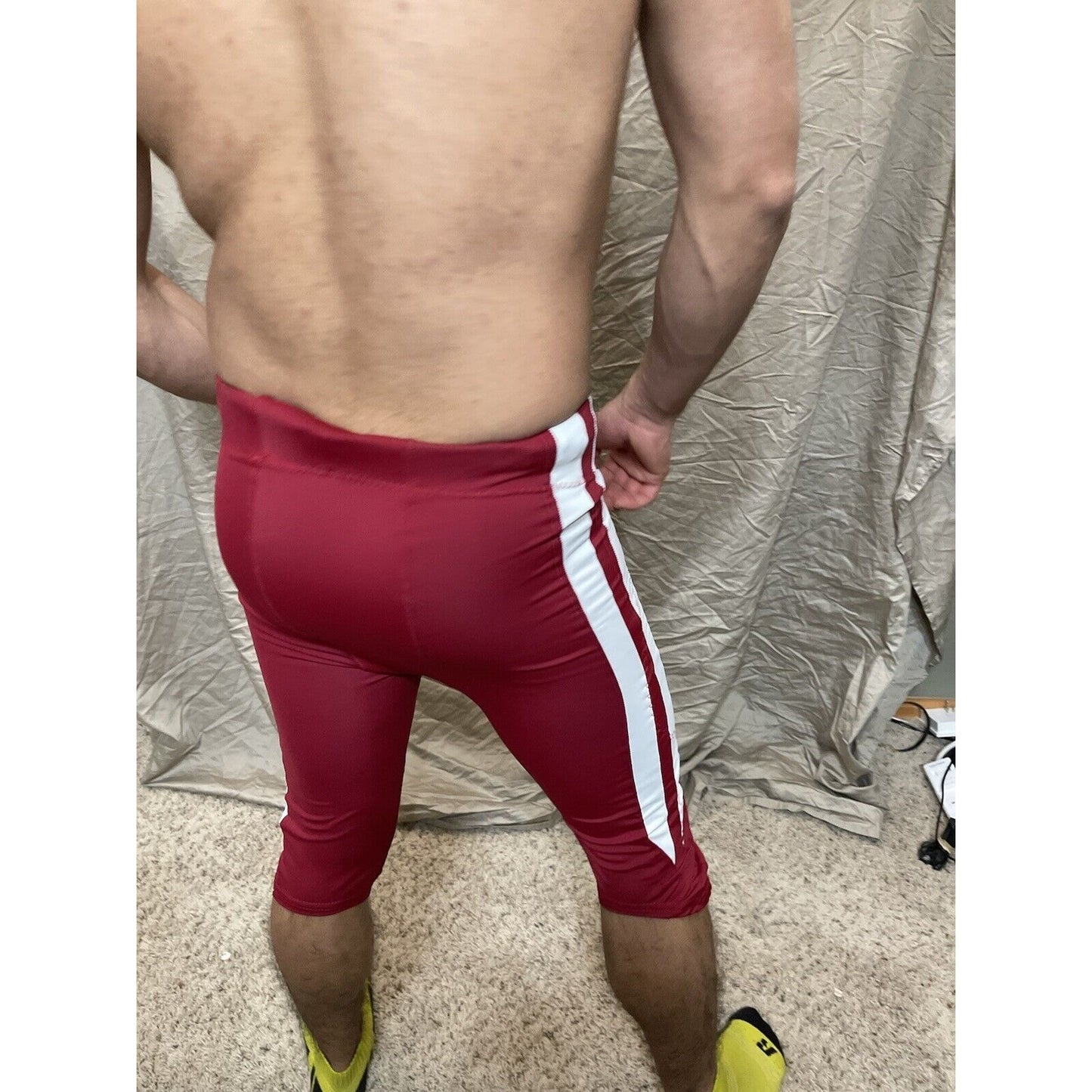 Men's XS Russell Athletic Red Football Pants Extra Small