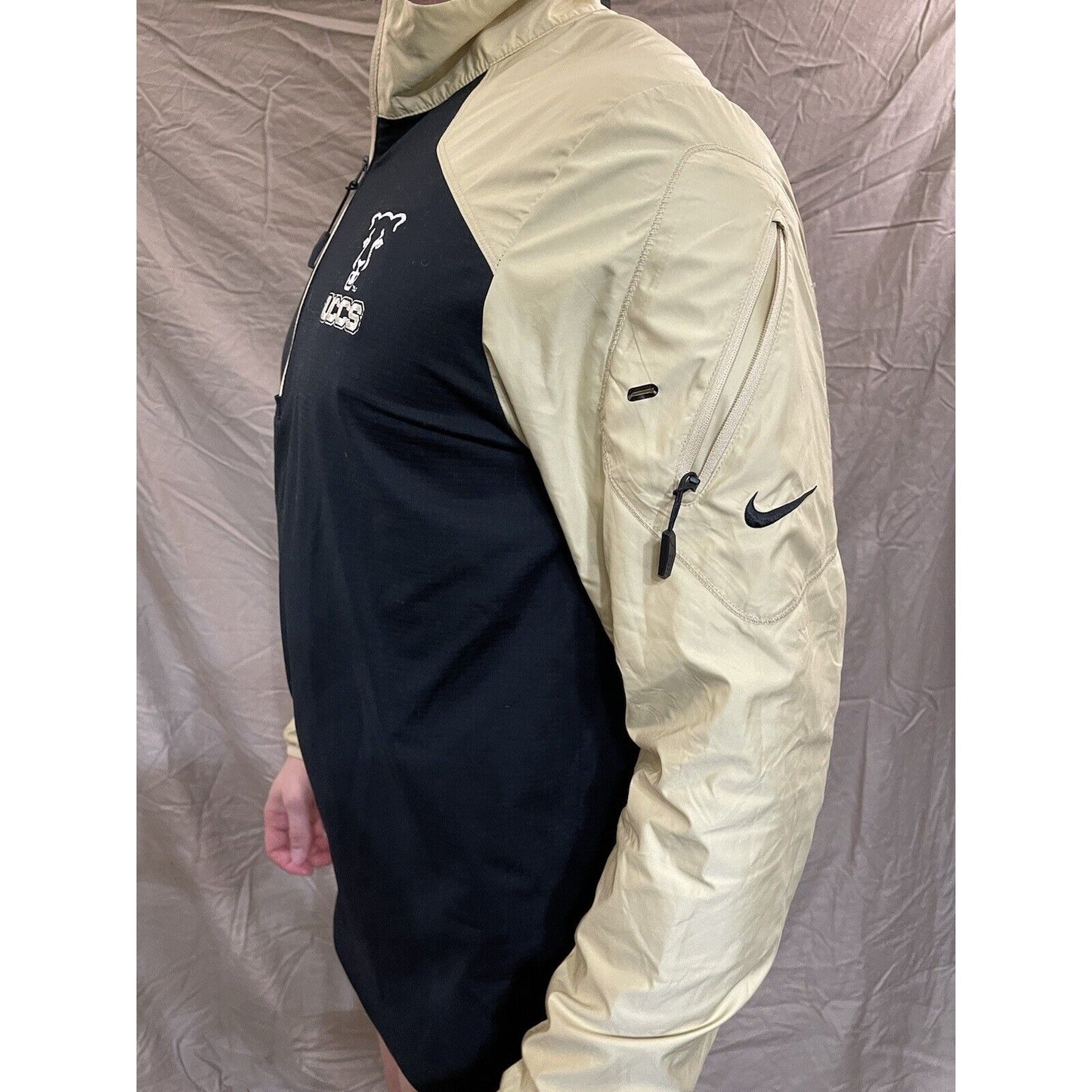 Men's Nike Dri Fit UCCS Colorado Springs Medium quarter zip windbreaker jacket